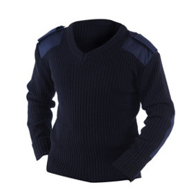 Yoko Mens V-Neck NATO Security Sweater / Workwear
