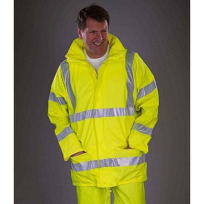 Yoko Unisex Adult Flex U-Dry Hi-Vis Jacket - 3