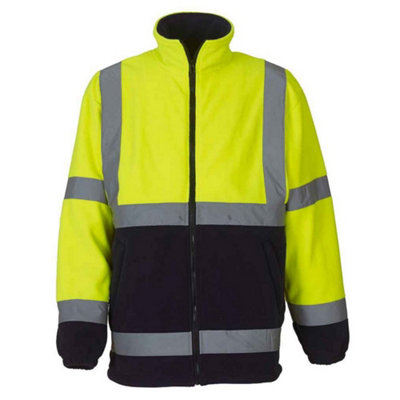 Yoko Unisex Adult Heavyweight Hi-Vis Fleece Jacket