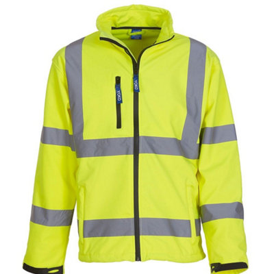 Unisex Hi Vis Soft Shell Jacket