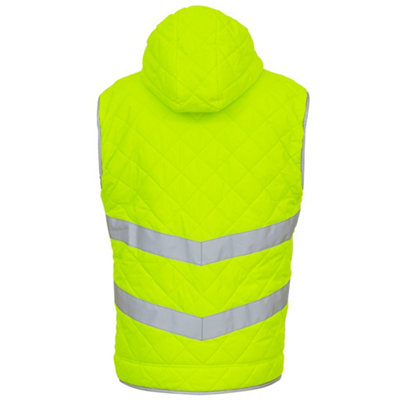 Yoko Womens/Ladies Kensington Hi-Vis Hooded Gilet