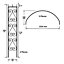 YORC Modern Metal Rose Arch Arbour 1524mm Wide x 2032mm High YRA60