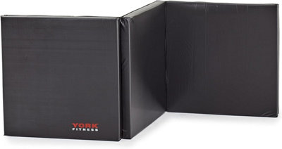 York Fitness Folding Mat with Extra Thick Padding for Support and ...