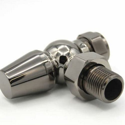 York Thermostatic Radiator Valves - Black Nickel - 3