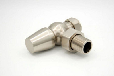 York Thermostatic Radiator Valves - Satin Nickel - 3