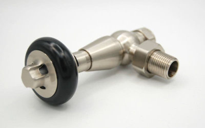 York Thermostatic Radiator Valves - Satin Nickel - 4
