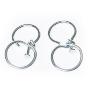You Garden -  1 x Pack of 2 Easy Turn Hanging Basket Plant Hooks with Unique Rotation System - Supplied as a pack of 2 Hanging Bas
