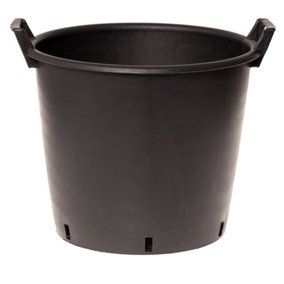 YouGarden - Heavy Duty 30L Plant Pot (Single) 40cm Diameter - Plastic Planters for Outdoor Plants - Large 15.7' Flower Pots for Ga