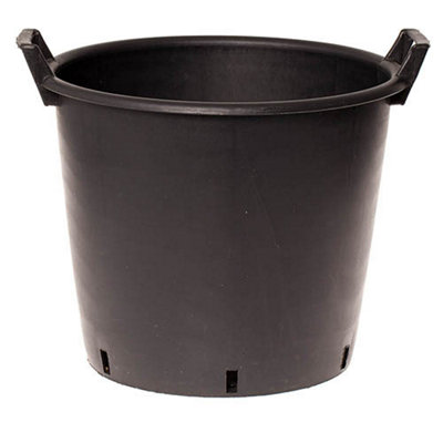 YouGarden - Heavy Duty 30L Plant Pots (Pack of 6) 40cm Diameter - Plastic Planters for Outdoor Plants - Large 15.7' Flower Pots fo - 5