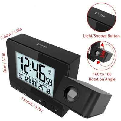 Youshiko Radio Control Projection Alarm Clock - 4