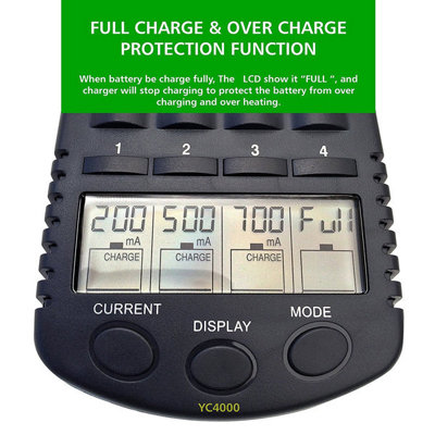 Youshiko YC4000 Intelligent AA AAA Professional Standard Battery Charger - 3