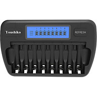 Youshiko YC800 Intelligent Battery Charger ( UK Version ) for 8 x AA / AAA NiMH batteries