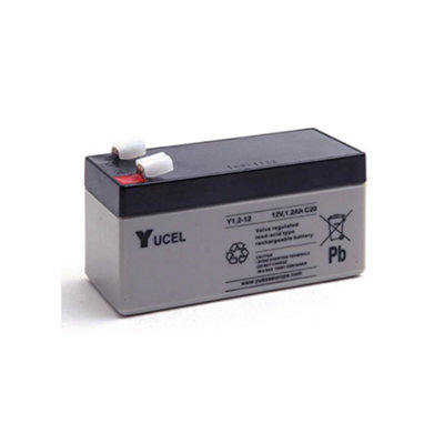 Yucel SLA Y1.2-12 12V 1.2Ah Sealed Lead Acid Battery for Reliable ...