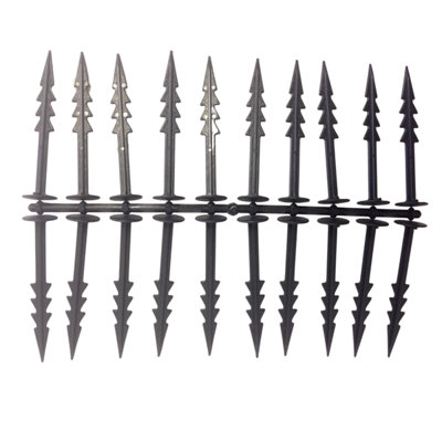 Yuzet 100 Pack of 150mm (6") Weed Control Fabric Anti Pull Securing Pegs - 4