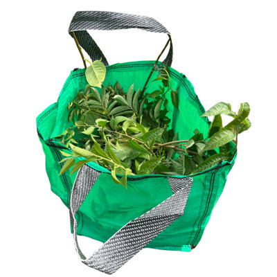 Yuzet 120L Heavy Duty Garden Waste Bags Refuse Rubbish Sacks Leaf Grass