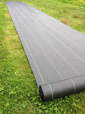 Yuzet 1m x 50m 100g Weed Control Ground Cover Driveway Membrane Landscape Fabric