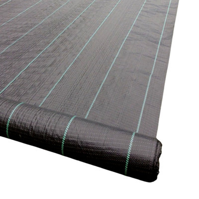 Yuzet 2m x 100m 100g Weed Control Ground Cover Membrane Fabric Heavy Duty