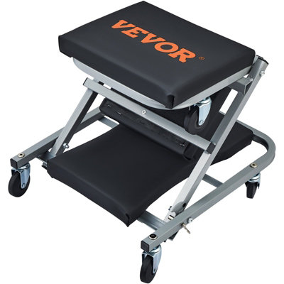 Z-Creeper Seat, 2 in 1 Rolling Folding Car Creeper/Stool, 300 lbs ...