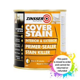 Z-Zinsser Cover Stain Mixed Colour Ral 1000 500Ml