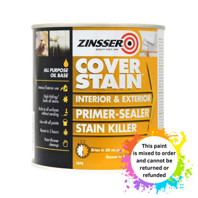 Z-Zinsser Cover Stain Mixed Colour Ral 6034 1L