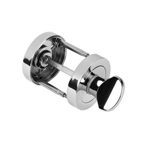 Z701 Chrome Bathroom Egress Thumbturn Assembly with Fixings - Handlestore