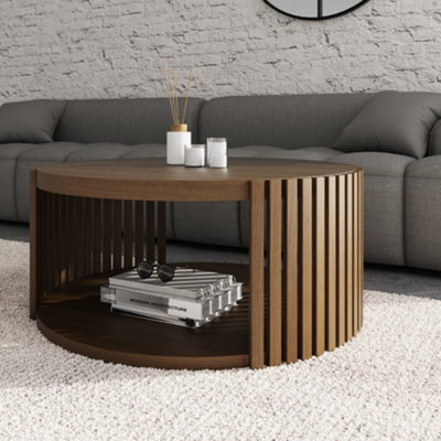 Zadie Open Shelf Living Room Coffee Table
