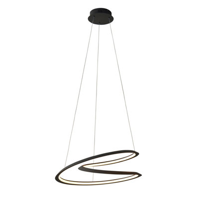 Zahida Sand Black Contemporary 1 Light Warm White LED Ceiling Pendant