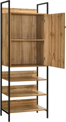 Zahra Storage Open Wardrobe Clothes Organizer Closet Cupboard Bookshelf Cabinet