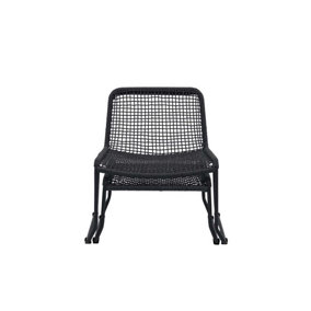 Zancara Lounge Chair and Footstool - Black