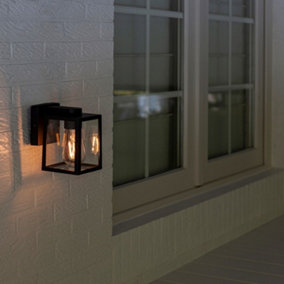 ZANE - CGC Black Modern Outdoor Wall Lantern Light