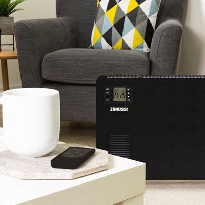 Zanussi Convector Heater 2300W Electric Radiator with Timer & Remote Black ZCVH4002B - 4