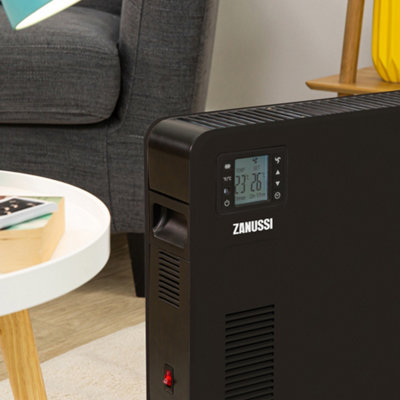 Zanussi Convector Heater 2300W Electric Radiator with Timer & Remote Black ZCVH4002B - 6