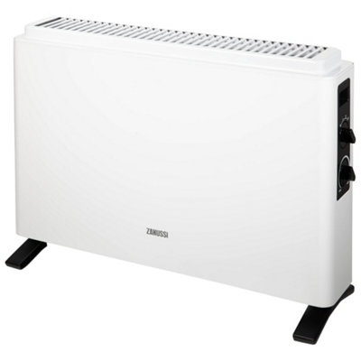 Zanussi Electric Convection Heater Convector Radiator 2000W White