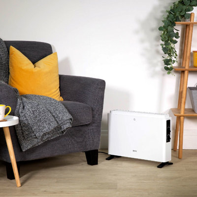 Zanussi Electric Convection Heater Convector Radiator 2000W White ZCVH4004 - 6