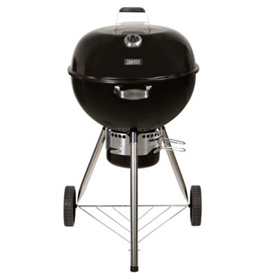 Zanussi Kettle Charcoal BBQ with Cover Premium Black Barbecue ZCKTBBQ22-C - 9
