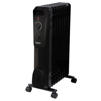 Zanussi Oil Filled Radiator 2000W 9 Fin Black ZOFR5004B