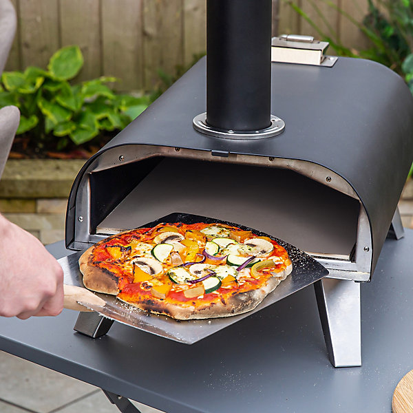Zanussi Pizza Oven 12 Inch Pizza Wood Pellet with Paddle and Zanussi Pizza Oven 12 Inch Pizza Wood Pellet with Paddle and