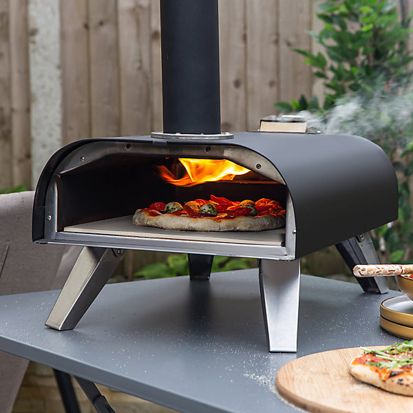 Zanussi Pizza Oven 12 Inch Pizza Wood Pellet with Paddle and Zanussi Pizza Oven 12 Inch Pizza Wood Pellet with Paddle and