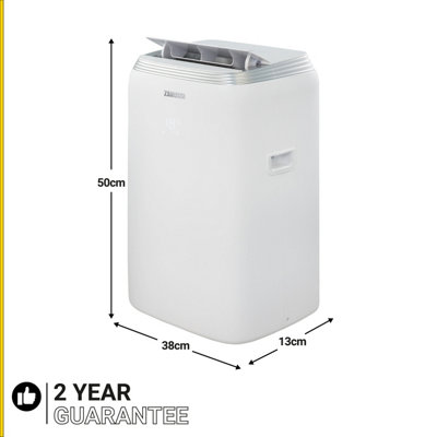 Zanussi Portable Air Conditioner & Dehumidifier 2-in-1 11000 BTU in White ZPAC11001