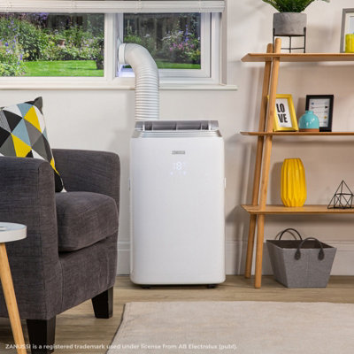 Zanussi Portable Air Conditioner & Dehumidifier 2-in-1 11000 BTU in White ZPAC11001 - 4