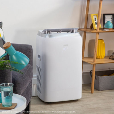 Zanussi Portable Air Conditioner & Dehumidifier 2-in-1 9000 BTU in White ZPAC9002 - 5