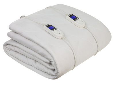 ZANUSSI ZEDB7002 Washable Electric Heated Mattress Protector with Fitted Skirt - Double 140 x 150cm - 3