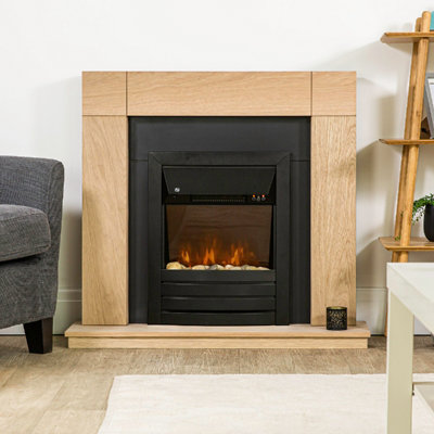 ZANUSSI ZEFIST1003B Electric Inset Fire 2KW - Black Cast Iron Effect - 6