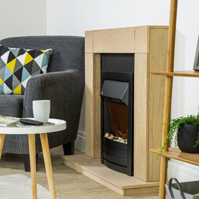 ZANUSSI ZEFIST1003B Electric Inset Fire 2KW - Black Cast Iron Effect - 5