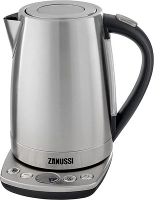 Zanussi ZEK-1295D Digital Cordless Kettle LED Display - Stainless Steel