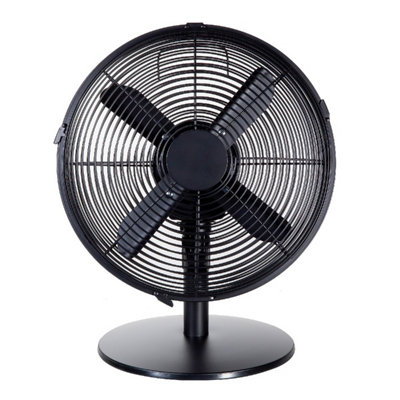 Zanussi ZNMDF1201MB Zanussi 12" Metal Desk Fan - Matt Black | DIY at B&Q