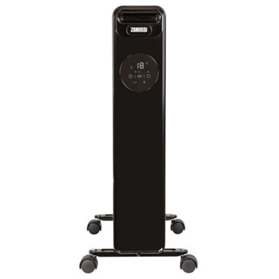 Zanussi ZOFR5005B 2.3kW Digital 11 Fin Oil Filled Radiator in Black | DIY  at Bu0026Q
