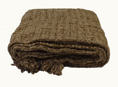 Zara Cotton Chenille Woven Throw