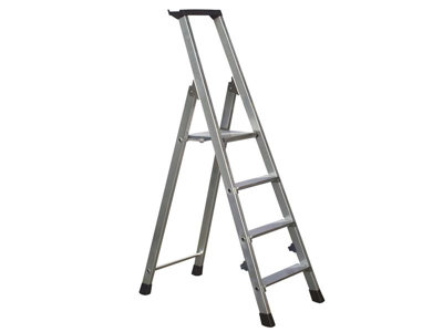 Zarges 42453 Trade Platform Steps, Platform Height 0.61m 3 Rungs