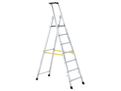 Zarges 42457 Trade Platform Steps, Platform Height 1.48m 7 Rungs